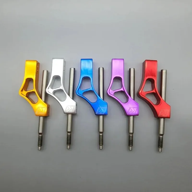 

Lyr Adjustable Height Car Shift Knob Extender Aluminum Lever Single Bend Shifter Extension