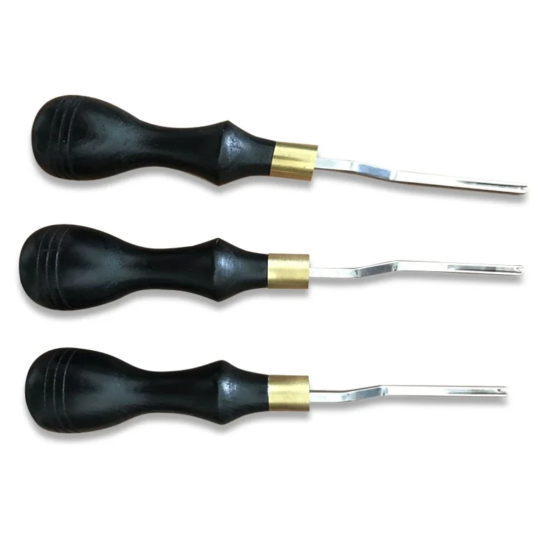 1.2mm 1.5mm 2.0mm Leathercraft Edge Bevelers Leather Edger Sharpener Tools Leathercraft Tool Sets Black