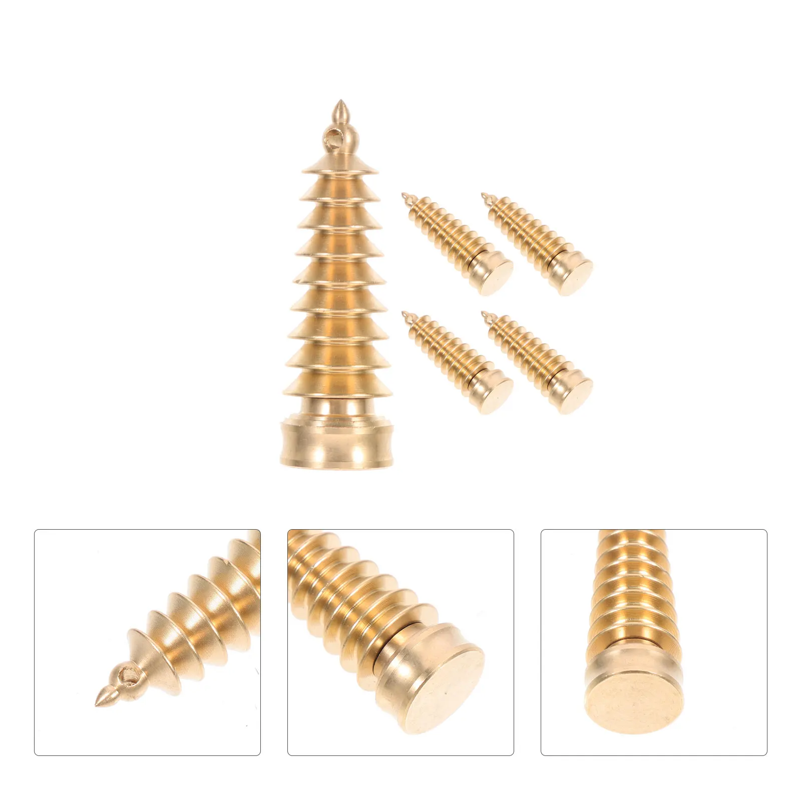 

5 Pcs Tower Keychains Stylish Tower Keychain Decoration Car Pendant Decor Durable Creative Design Keyring Charm Bracelet nament