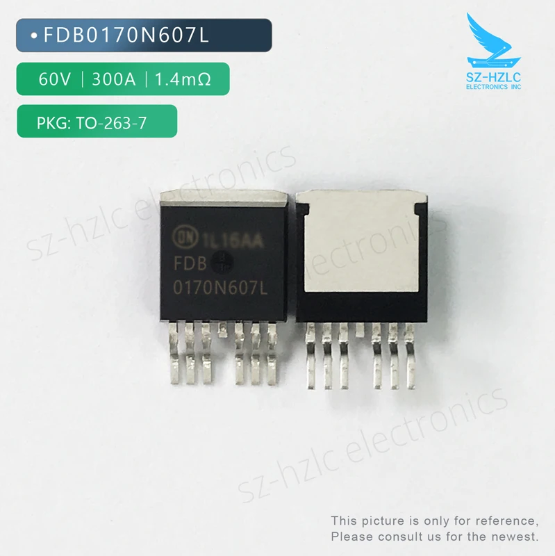 FDB0170N607L N-Channel MOSFET TO-263-7  Electronic Components