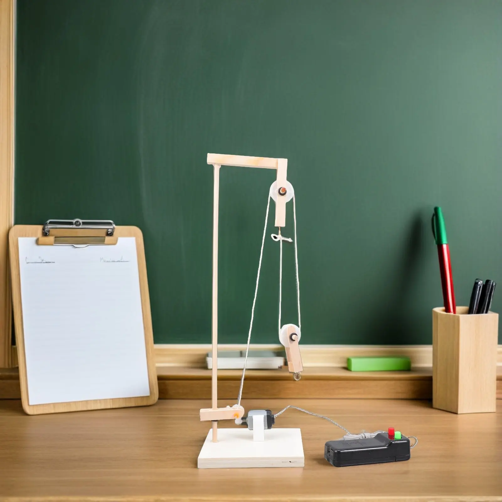 

Набор для самостоятельной сборки: блок-роликовый механизм для студентов, увлекательный инструмент для механических экспериментов с полным комплектом строительных элементов