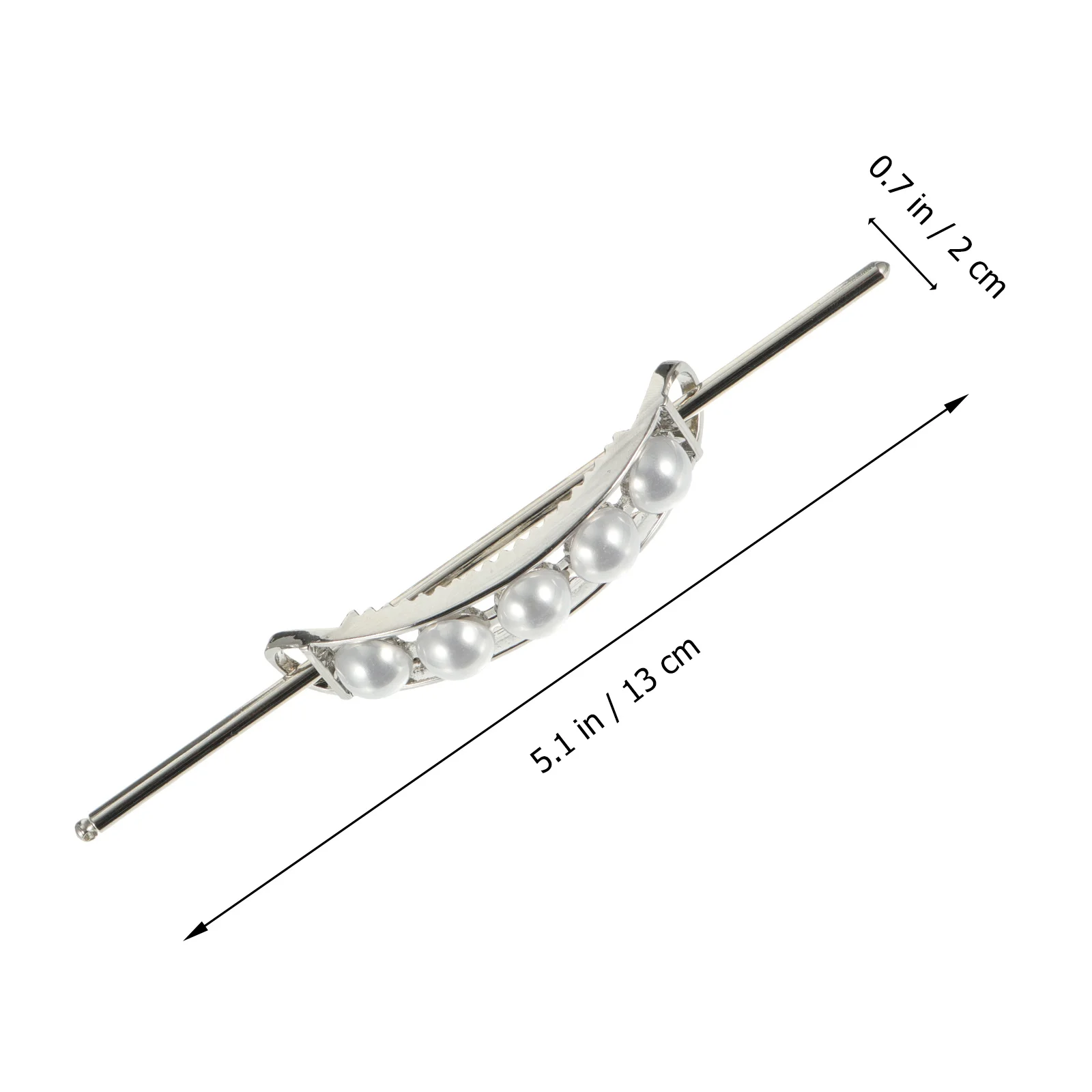 

2Pcs Vintage Pearl Hairpin Decorative Hair Chopstick for Ladies Elegant Headdress for Celebrations Events Alloy Pearl Hair Stick