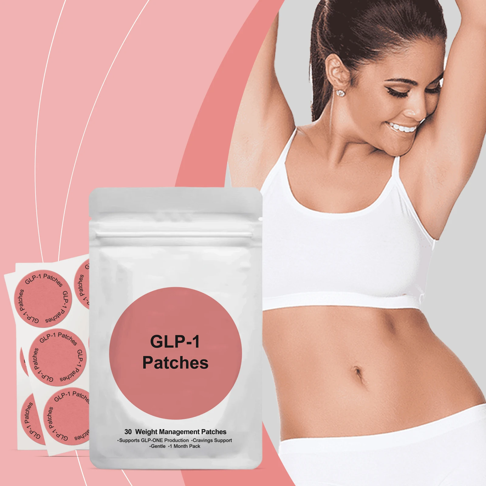 Slimming Care Patches Increase Blood Circulation Improve Gastrointestinal Health Detoxification Burn Fat Shaping Care Stickers