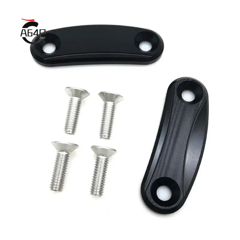 

A64P-Motorcycle Block OFF Plate Mirror Chassis Code Cap Base For Kawasaki ZX10R 2016-2023 ZX6R 2019-2023 Parts (Black)