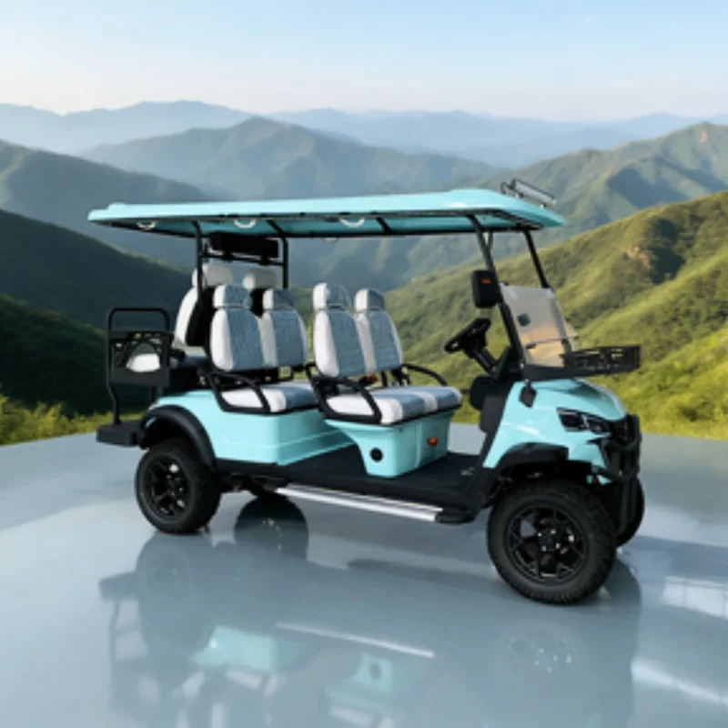 

Гольф-кар, оснащенный двигателем переменного тока мощностью 4 кВт, подходит для внедорожных/вездеходных электрических гольф-каров