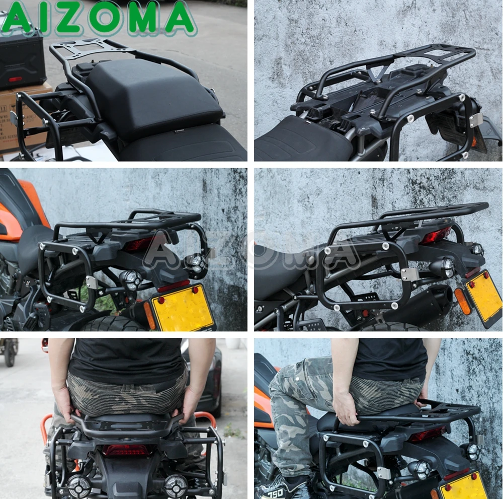 Motorcycle Rear Trunk Bracket Tail Storage Boxes Carrier Top Case Rear Rack For Harley Pan America 1250 RA1250 RA1250S 2021-2024