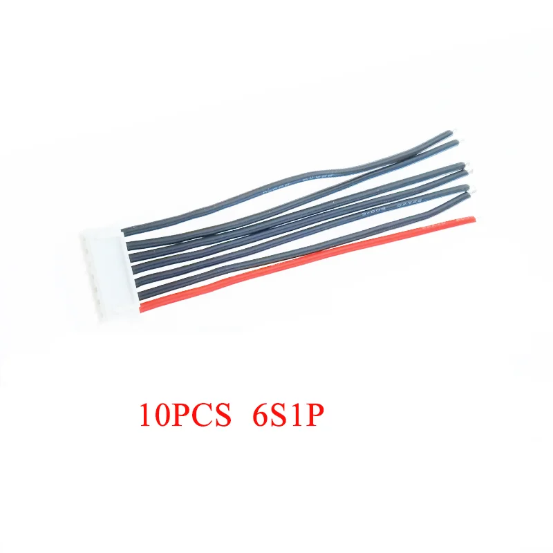 10Pcs/lot 2s 3s 4s 5s 6s LiPo Battery Balance Charger Plug Line/Wire/Connector 22AWG 100mm JST-XH2.54 Balancer cable for RC toys