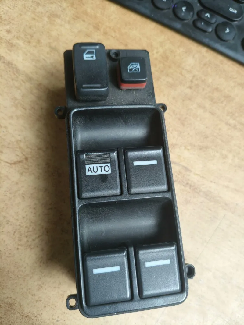 1 Pcs Original Used (Second Hand) Door Power Window Regulator Switch Front Left For Accord 2.0L 2.4L 3.0L 2003-2007
