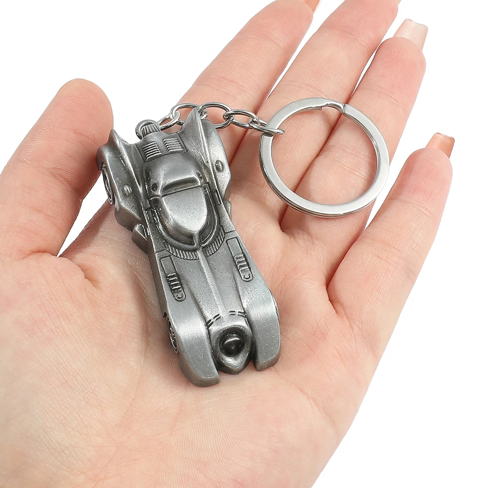 The Dark Knight Bat Batmobile Key Rings Gift Chaveiro Car Keychain Jewelry Movie Key Holder Souvenir Gift