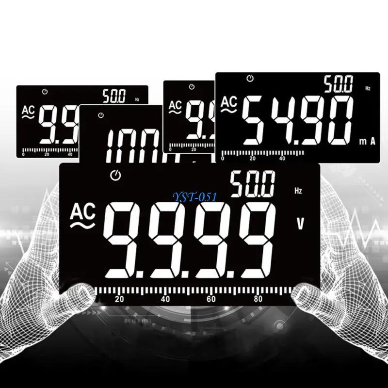 

E15A High for Smart Multimeter Digital Handheld Automatic AC for DC Current Meter Multifunctional Voltmeter