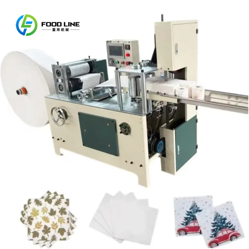 Custom made Multi Functional Napkin and Facial Tissue Making Machine Paper Napkin Making Equipment Price