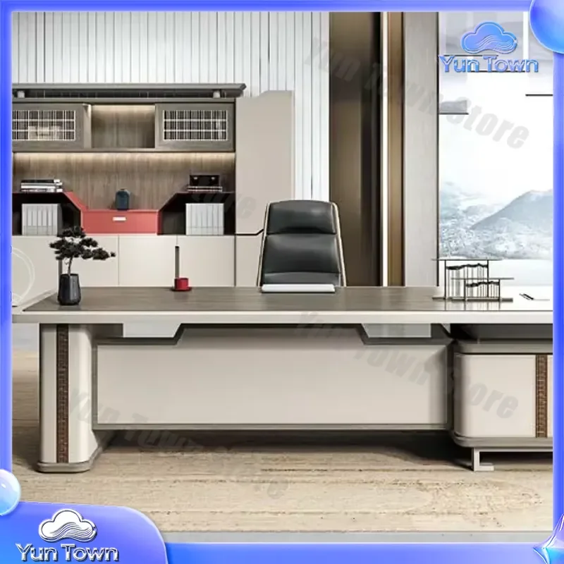 2026 Popular Design Top Fashion Office Desk Set for Director Office Table Office Furniture Modern Executive Desk Workstation