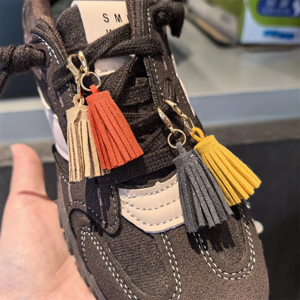 Maillard Quaste Anhänger Schuh Charms Leder Blume Schnürsenkel Schnalle Sport Schuh Dekoration Zubehör – Detail 15