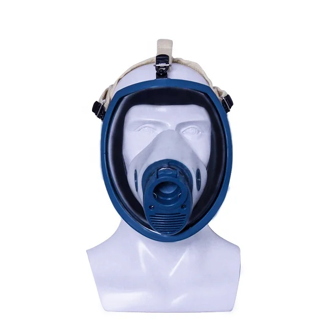 Custom Fireman Equipment Full Face Gas Mask with  SCBA