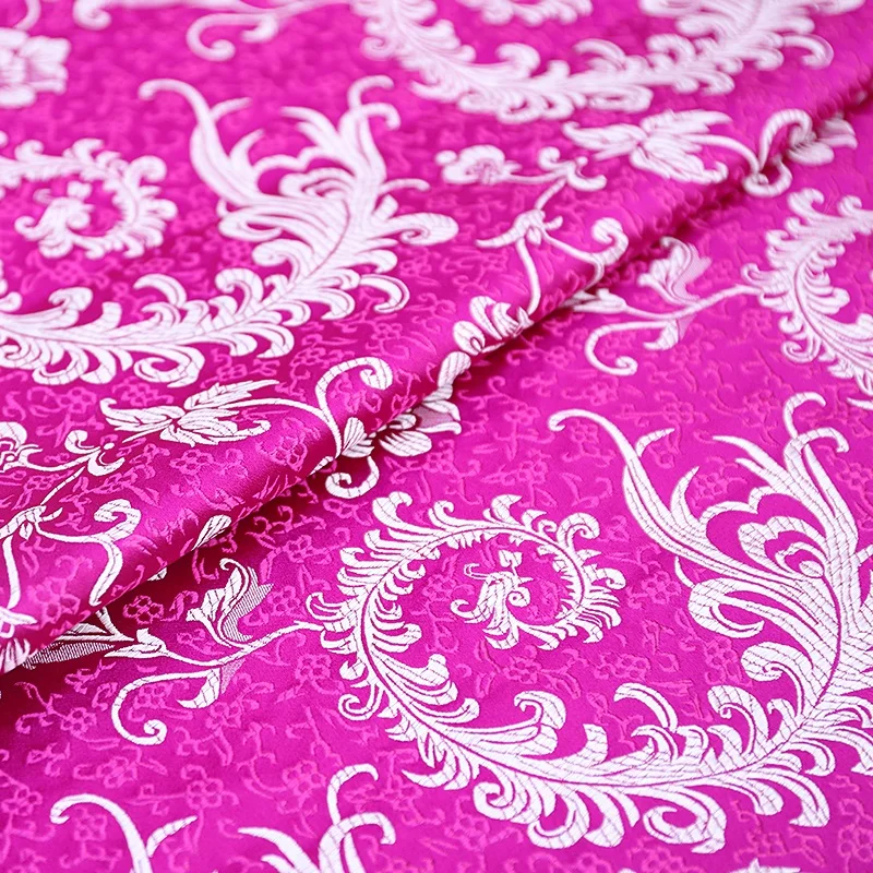 Brocade jacquard dress fabrics fashion sewed fabric for clothing needlework material for DIY dress and bag light luxury fabric