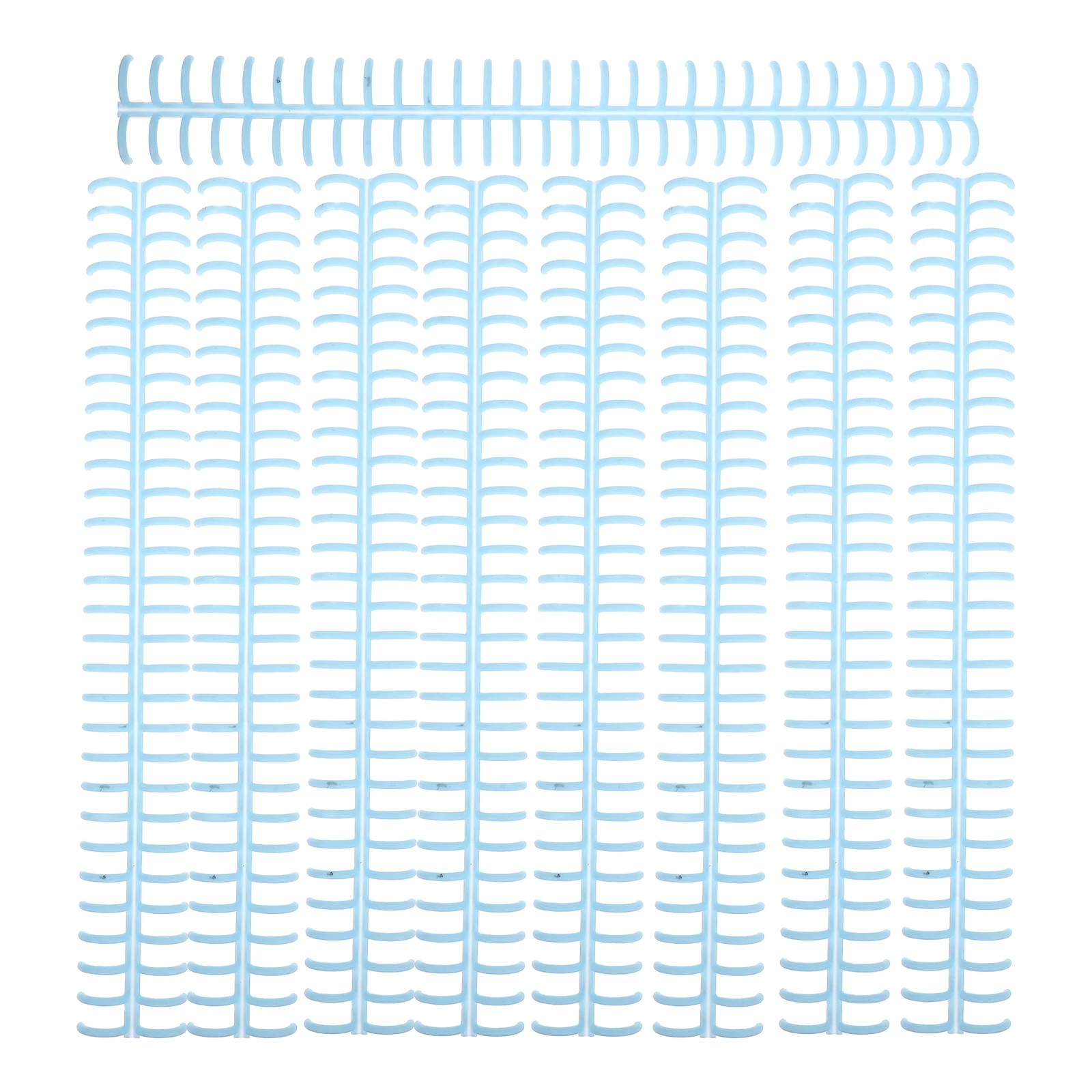 

10pcs 30-Ring Adjustable Plastic Binding Combs Document Spines Office File Notebook Detachable Ring Easy Use