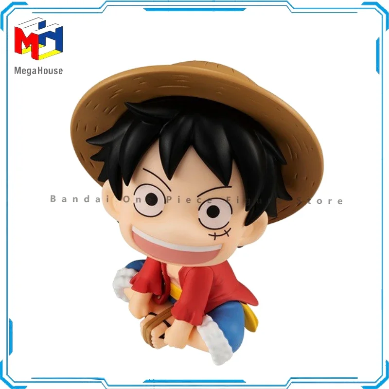 

In Stock Original Bandai Look up Luffy Mega House Action Figures Animation Toys Gifts Genuine Model Collector Anime Hobby