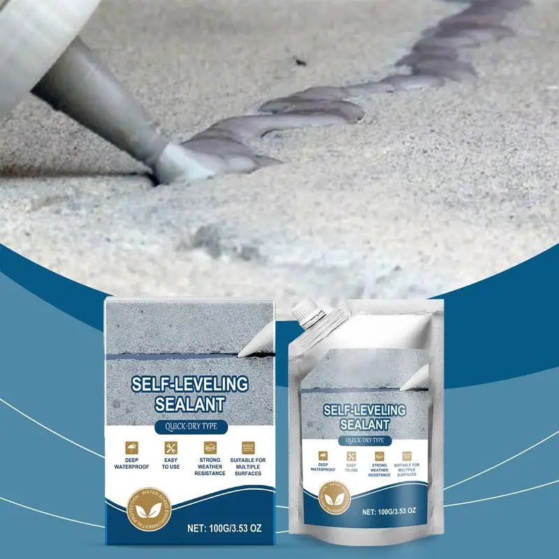 Concrete Crack Repair Self-Leveling High Elasticity Cement Crack Filler Crack Sealant For Driveway Walkway Patio Waterproof