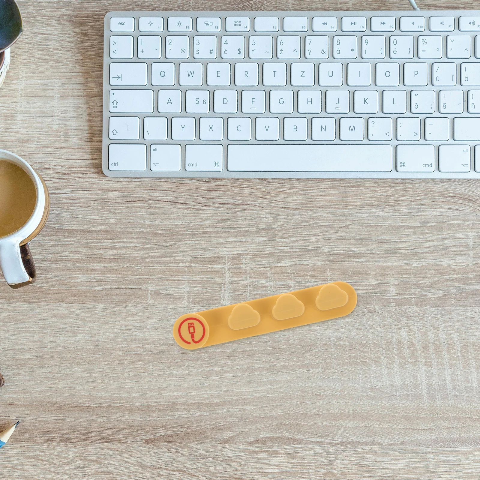 مشبك إدارة كابلات البيانات ذاتي اللصق، حامل سلك سهل الاستخدام لشحن كابلات المكتب ومنضدة المطبخ وسلك عدادات المطبخ #3