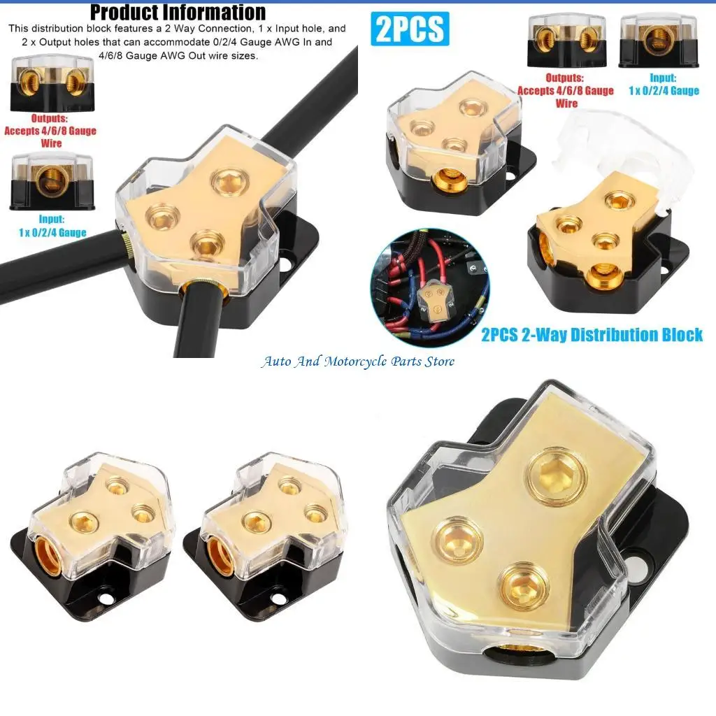 P9FD Easy Install Motorcycle Car Stereo Wire Hub For Improved Music Experience On Road