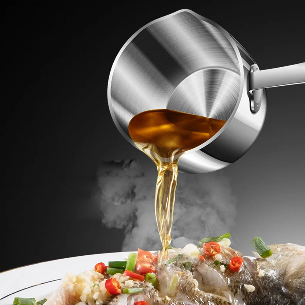 Olla antiadherente de acero inoxidable para cocina, olla pequeña para leche, 1 unidad
