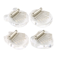 A1A2 8 Keys Finger Piano Thumb Instrument for Kids Adults Beginners Birthday Musical Gift 8 Keys Acrylic Thumb Piano