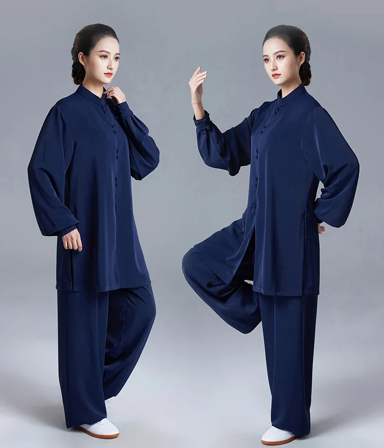 Summer Tai Chi Clothes Wrinkle Free Wushu Clothing Kung Fu Dress Martial Art Uniform Breathable 2022 New Style Women And Men