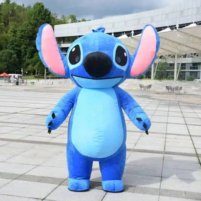 

2.6m/102.3inch Stith Cosplay Costumes Inflatable Costume Cute Mascot Crystal Super Soft Fabric Shopping Mall Comic Exhibition
