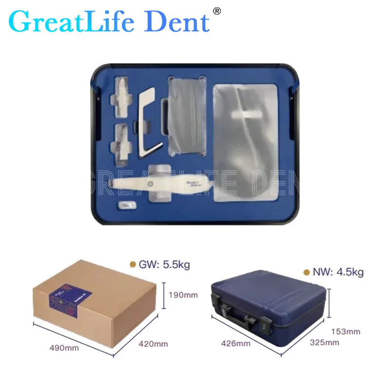 GreatLife Dent P3 Scanner 3D, Instrumento de Laboratório Dental, Modelo Oral, Restauração Ortodôntica, Menor CAD, CMD, Imagem, Dent