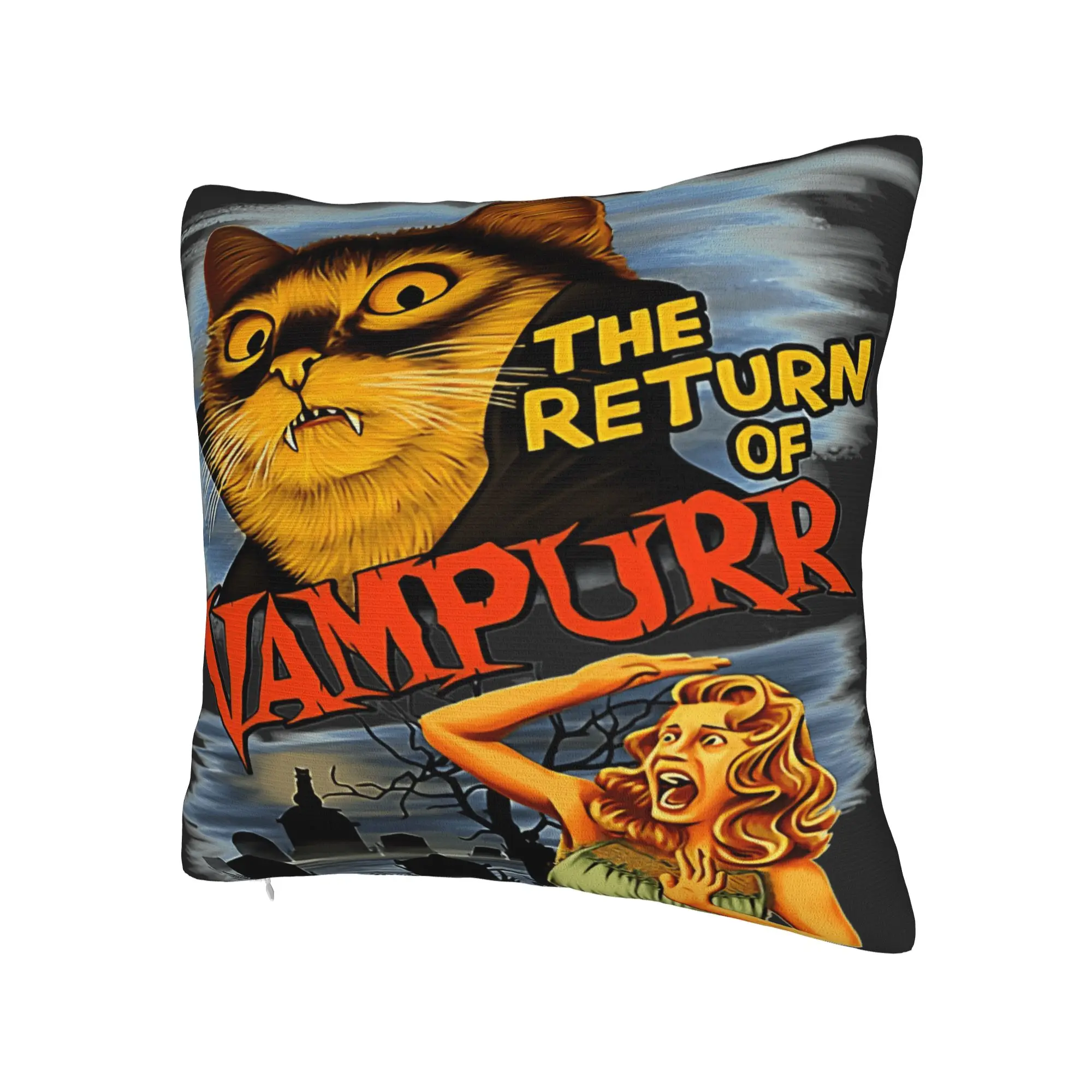 The Return of Vampurr Pillow Case  Comfy Pillow Cover For Wedding Party Home Decor Cute Funny Pillowcases