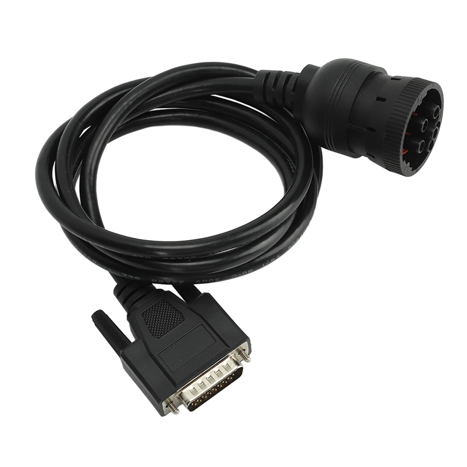 Deutsch Diagnostic Adapter Cable 26Pin Male To 6Pin Female Connector Replacement Accessory Model 121721 For Fault Code Reading