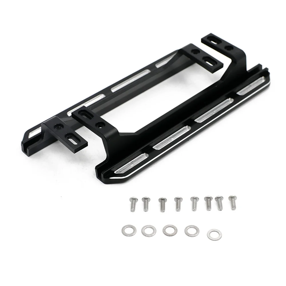 2 pçs pedal de metal placa lateral slider para traxxas trx4 2021 bronco 1/10 rc cawler carro atualização peças acessórios 2