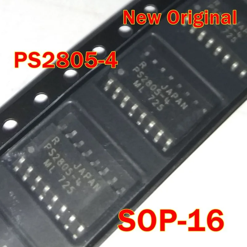 1Pcs to 100Pcs Ps2805-4 Sop-16 New Original High Isolation Voltage Ac Input Response Type Sop Photocoupler