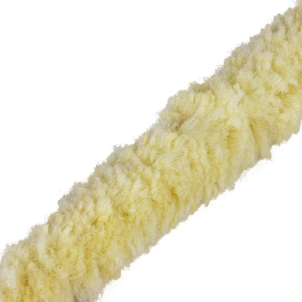 Saxophone Cleaning Brush Inner Cleaner Pad Yellow Soft Durable Sax Brush Woodwind Instrument Accessories for Alto Tenor Soprano