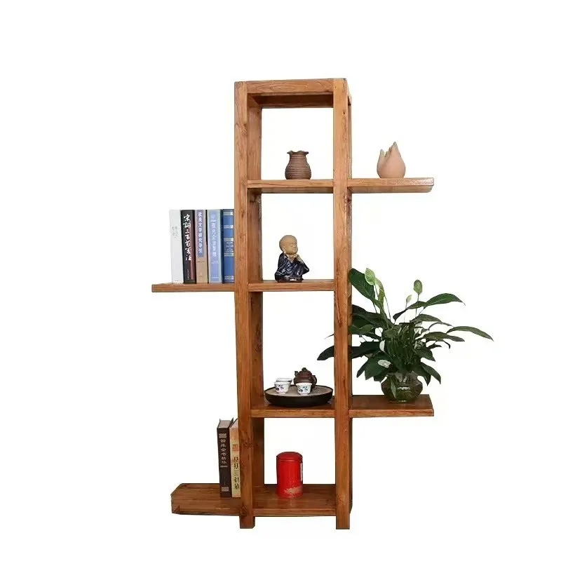 

Old elm, flower stand, indoor, mini, green potted plants, placement, multi-layer