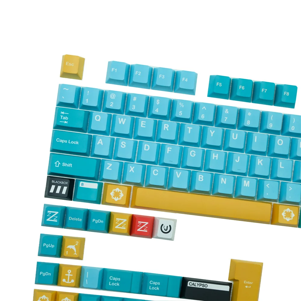 

GMK Belafonte Keycap PBT 142 клавиши/наборы Cherry Profile 5-сторонняя сублимация ISO Enter для механической игровой клавиатуры