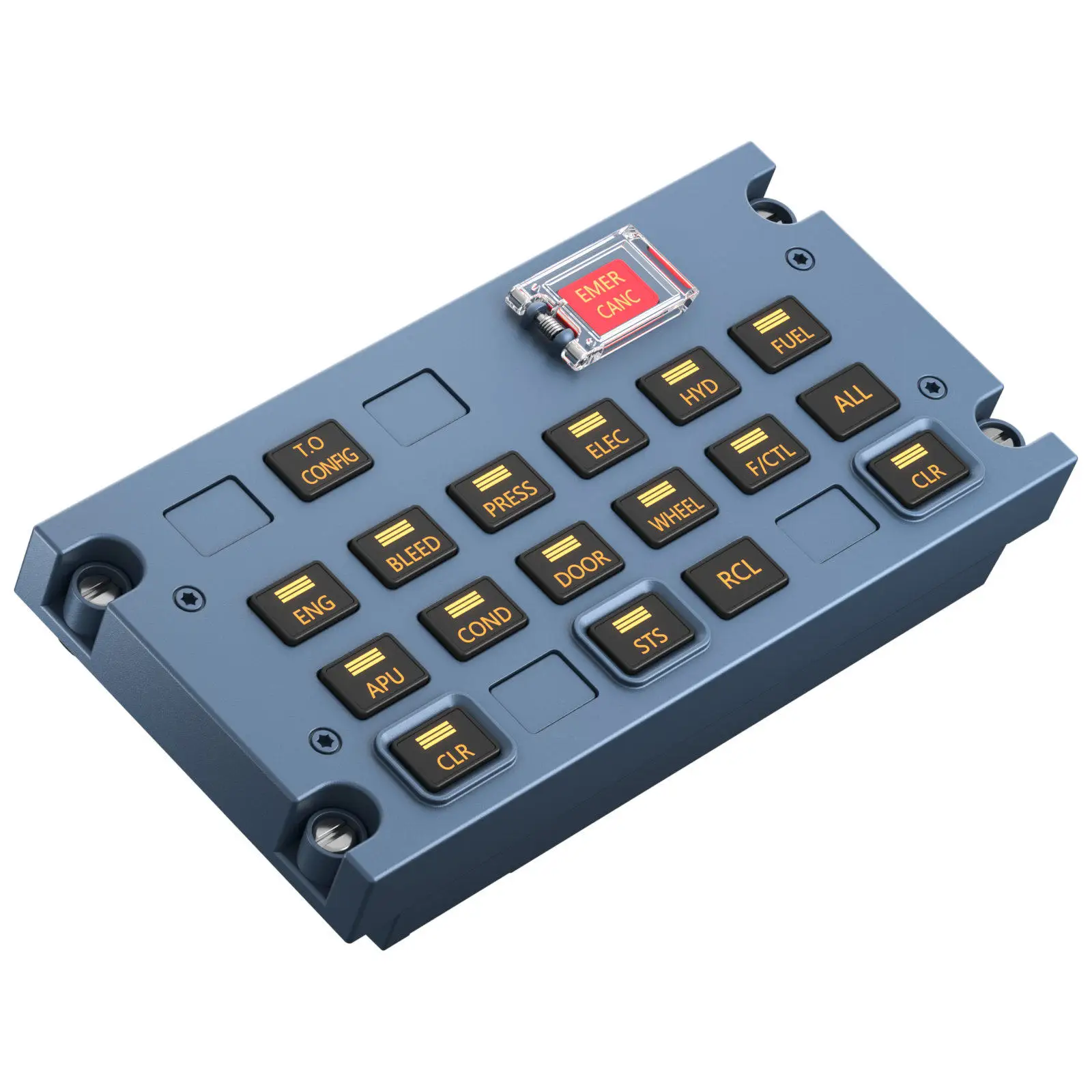 WINCTRL ECAM Control Panel Whole Structure Whole Mold Opening 3D Surface Game Control Panel Multi Panel Linkage Backlight Gifts