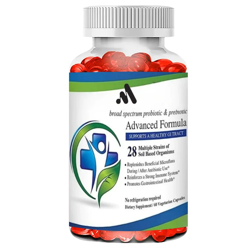 Probiotics Probiotics Combined with Pea Protein Promote Digestive and Immune Health -28 Plant Based Soil Microbiota -60 Capsules