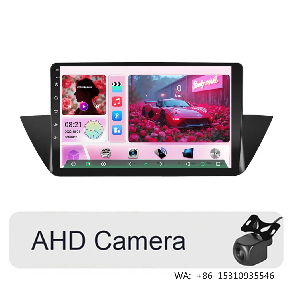 Jiawell 10inch Car Radio Support 4G DSP Carplay GPS Navigation Mirror Link Rear Camera Car DVD Player for X1 E84 2009-2013