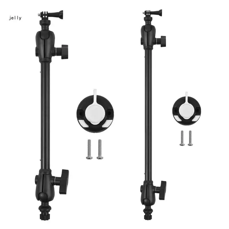 Camera Holder For Boats Kayak Canoes Camera Boom Arm Mount Marine Camera Mount Angles Adjustable Camera Mount Brackets 448C