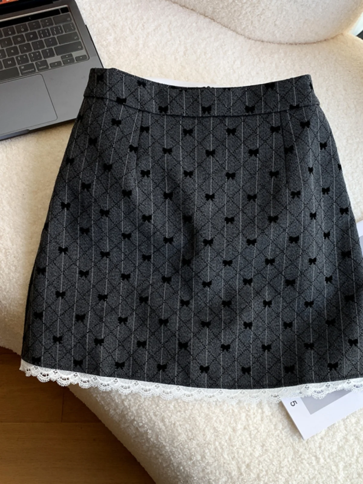 falda corta is de corte en A para mujer, falda de un solo paso con cintura alta, fibra de poliéster, estilo informal, c...