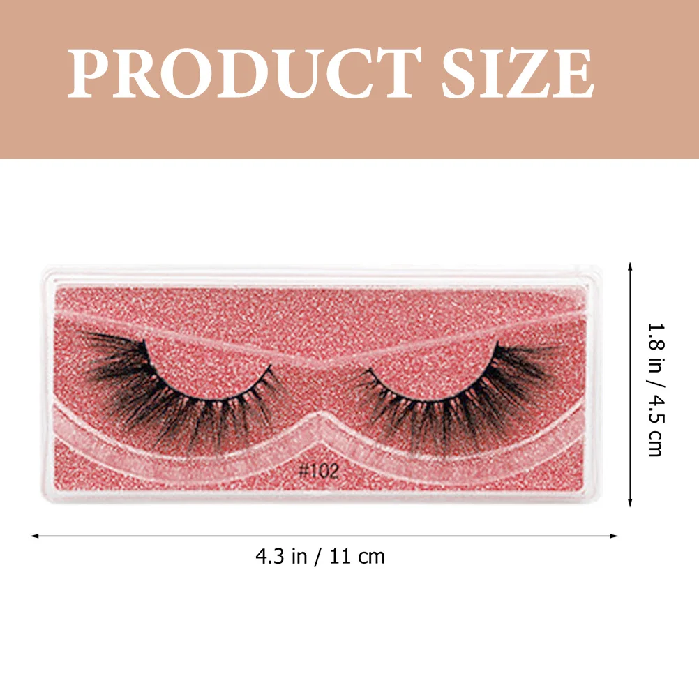 

12 Pairs False Eyelashes Set Makeup Extensions Cluster Bunches Partial Clusters Fake Faux Kiss Performance Slim