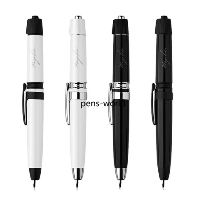 A+ MAJOHN A3 Press Rotate Fountain Pen Resin Retractable EF with Clip for Writing