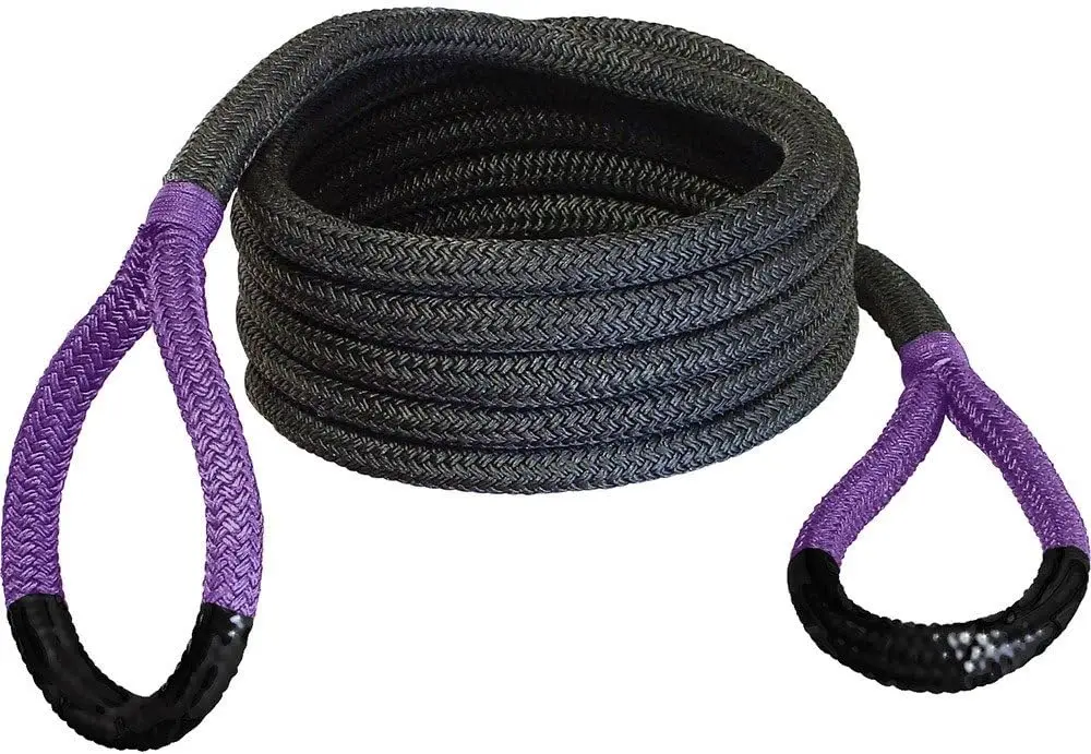 Sidewinder Xtreme Model 176653PU Off-Road Power Stretch Kinetic Kit 5/8 x 20 ft. Recovery Rope with Breaking Strength of 14000