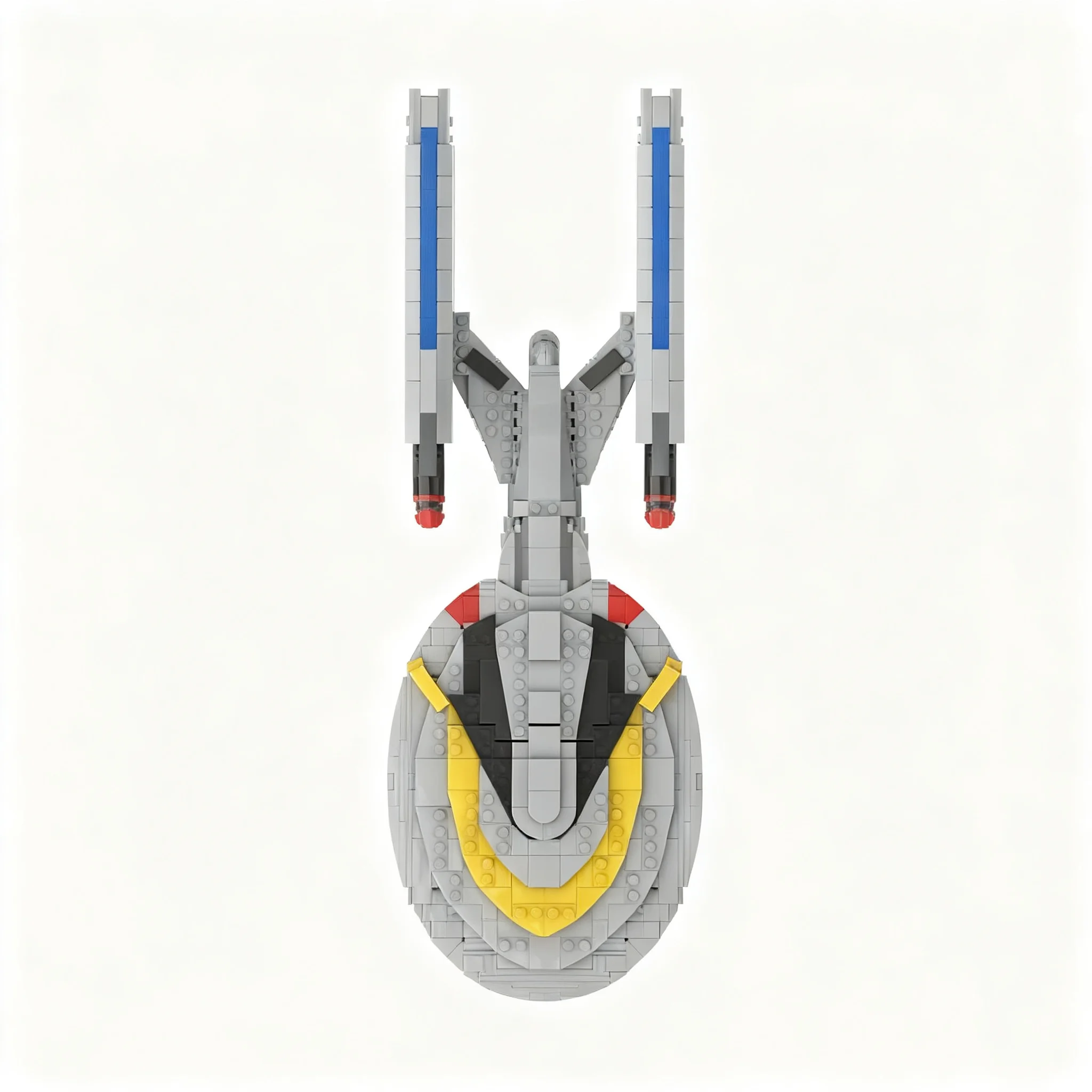 868pcs MOC Star Trek Alternate Sovereign Class USS Space Model Building Blocks Toys Construction Christmas Gift DIY Creative view 3