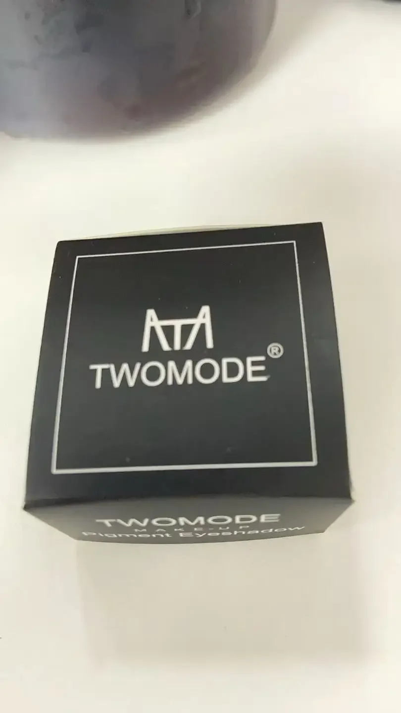 TWOMODESingle Color DARK Blue Eyeshadow Powder, High Pigmentation Smudgeproof Blend Essential Eye Makeup for Halloween Party, 3G