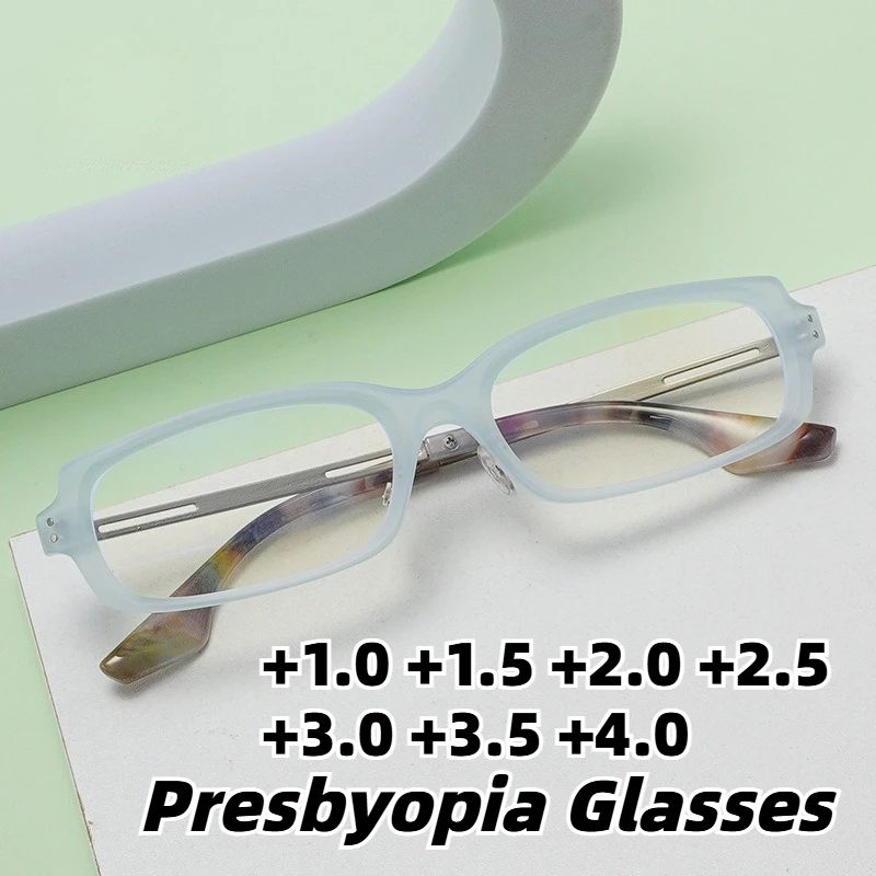 

2026 New Retro Small Frame Presbyopia Glasses for Women High Definition Anti Blue Light Reading Eyewear Diopter +1.0 To +4.0