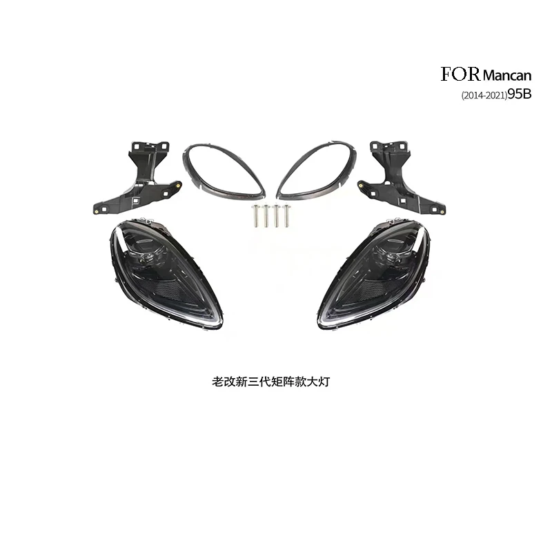 

High Quality Auto LED Headlights for Porsche Macan 95B 2014-2021 Matrix Style Front Lamps in Warm White 6000K Color Temperature