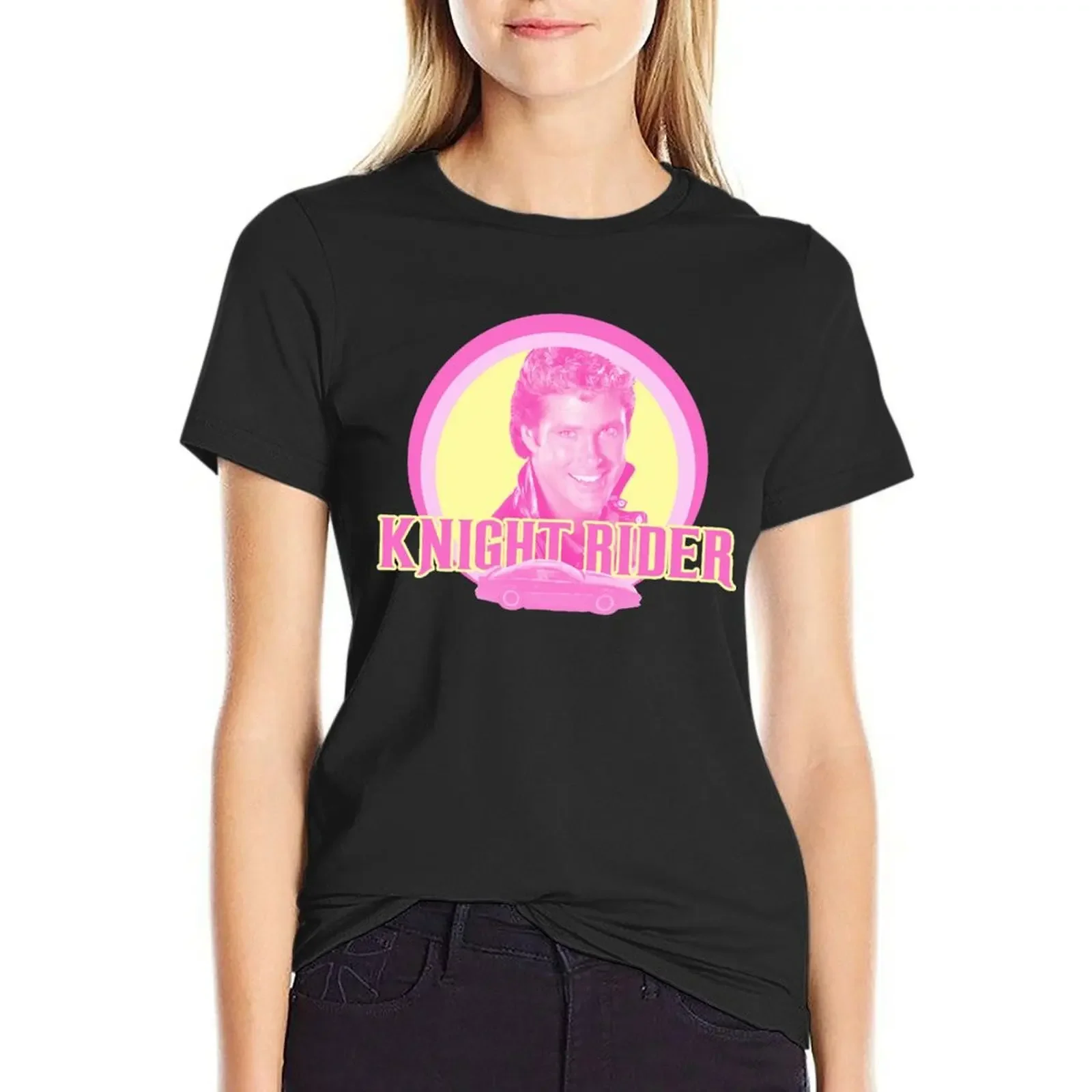 

Knight Rider T-Shirt new edition blanks Short sleeve tee graphics Top Women