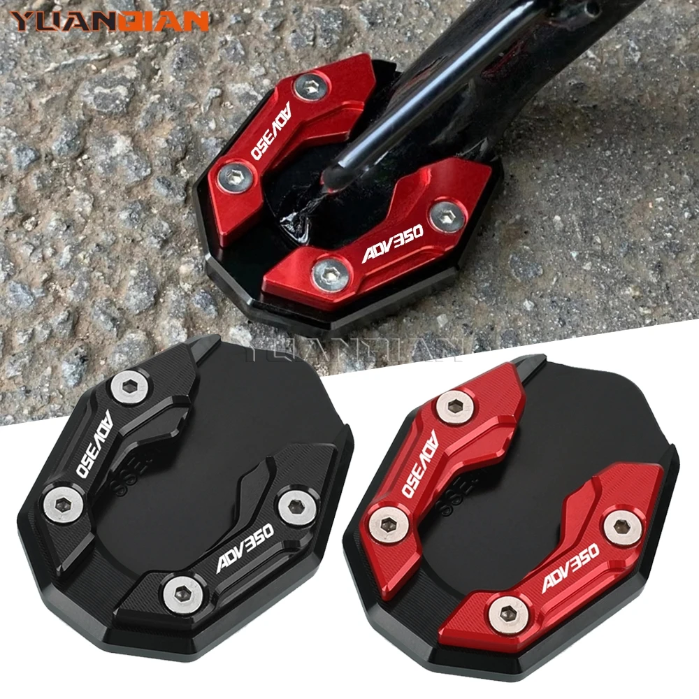 

For Honda ADV350 ADV 350 FORZA 350 NSS350/300 2020-2025 2026 Motorcycle Kickstand Extender Foot Side Stand Extension Foot Pads
